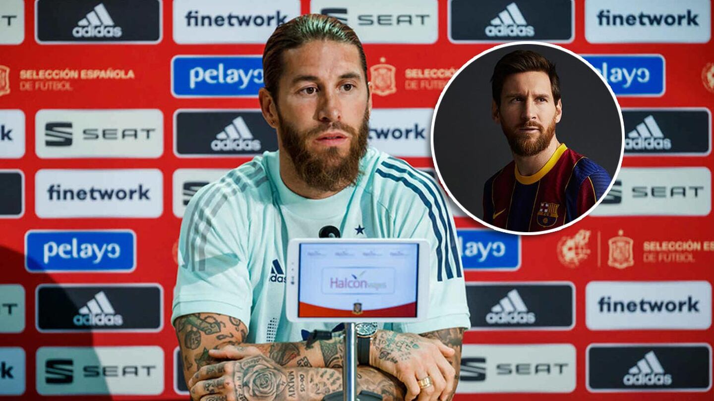 Para Sergio Ramos, Messi 'se ha ganado el respeto de decidir su futuro'