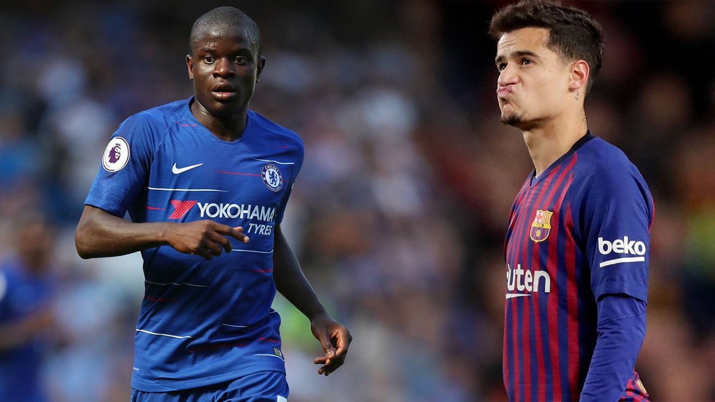 Barcelona y Chelsea harían un 'trueque' con Coutinho y Kanté