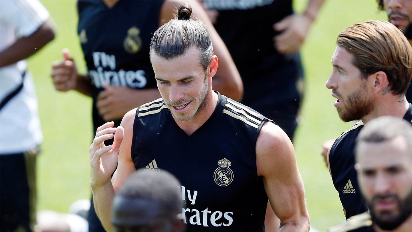 Gareth Bale regresó a los entrenamientos del Real Madrid
