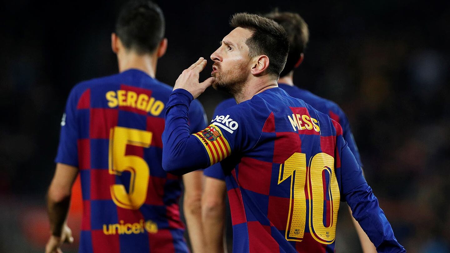 Lionel Messi 'festejó' su sexto Balón de Oro con hat-trick frente al Mallorca
