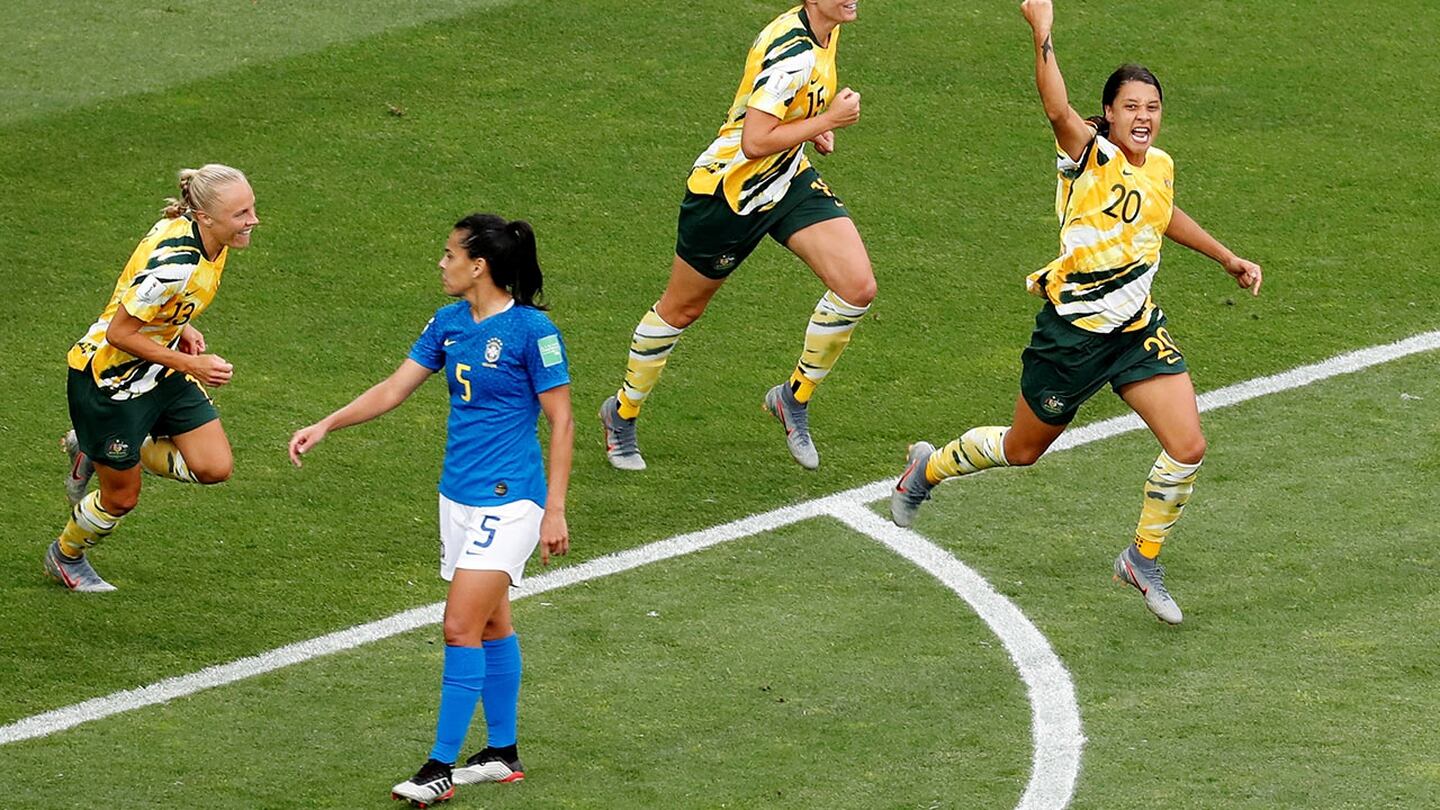 Voltereta épica de Australia a Brasil en el Mundial Femenino