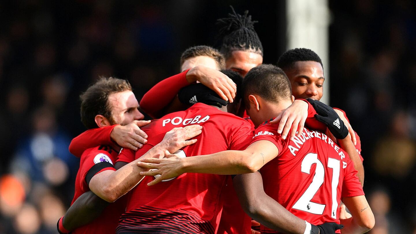 Manchester United venció con autoridad al Fulham