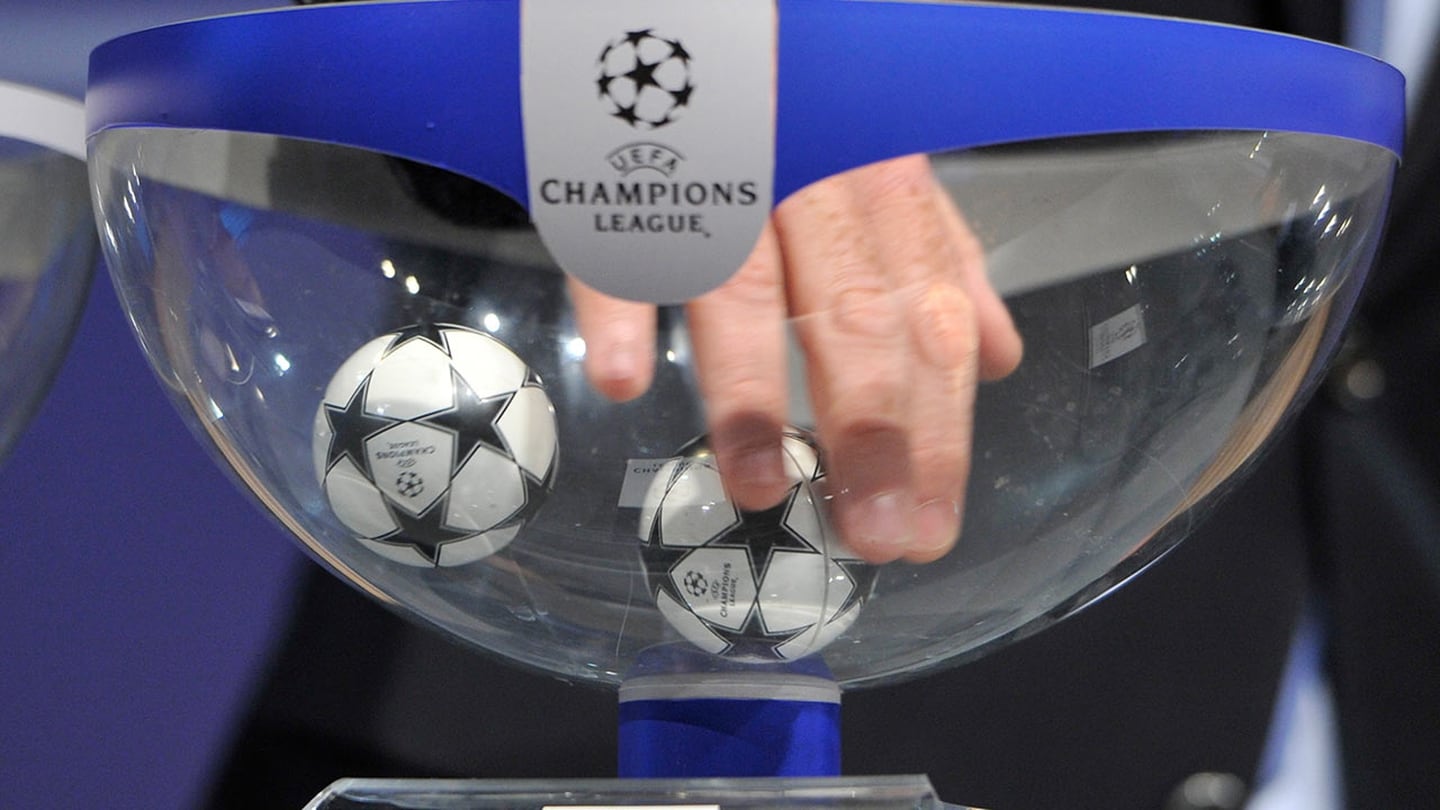 Los bombos para el sorteo de la UEFA Champions League