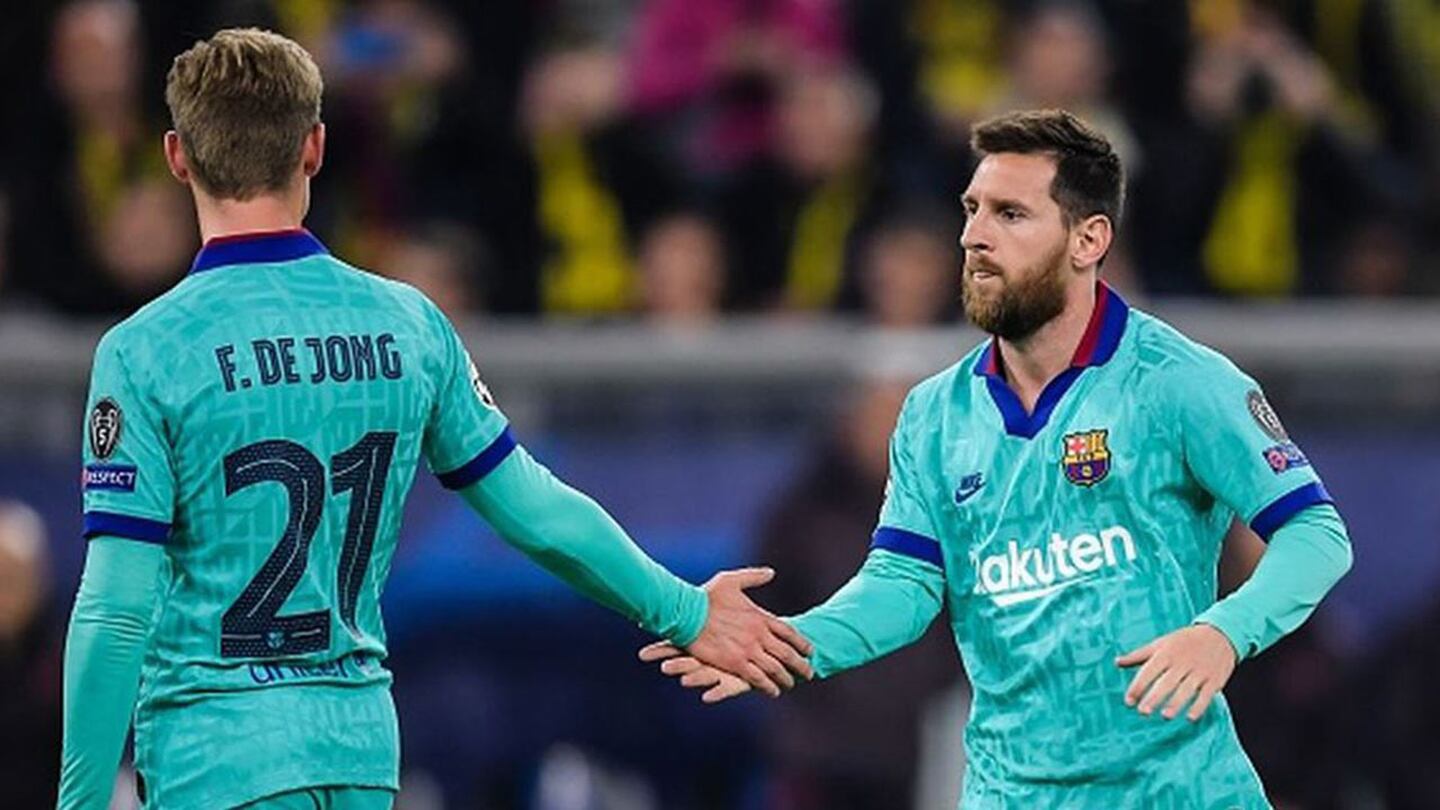 Frenkie de Jong sobre Messi: 'Estoy muy contento de que se quede'