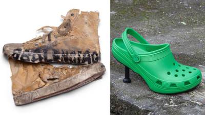 Zapatos 'pezuña', tenis 'basura' y otros modelos de calzado que han usado  las celebridades – El Financiero