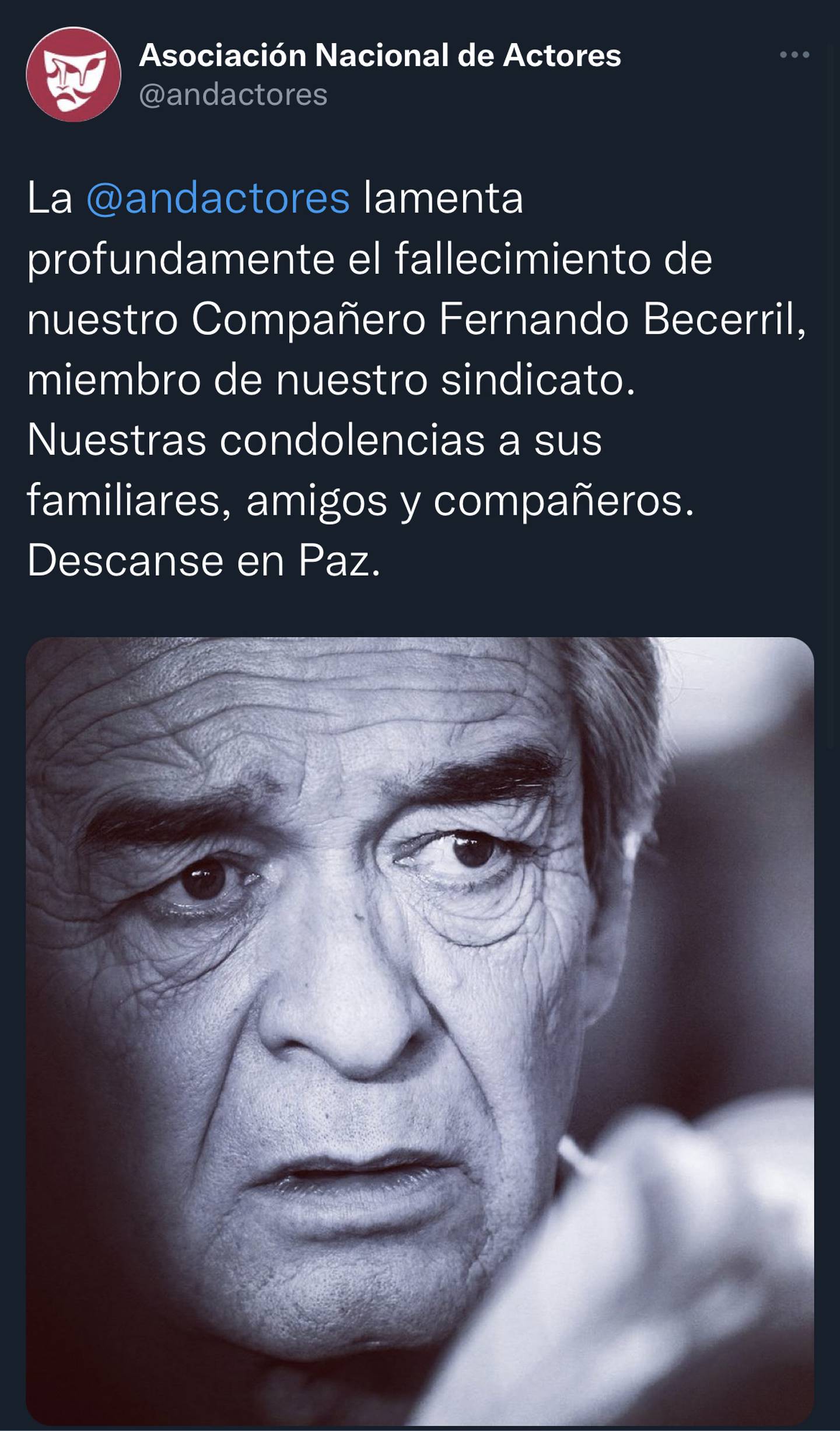 Mexican Tv Actor Fernando Besril Passed Away At The Age Of 78