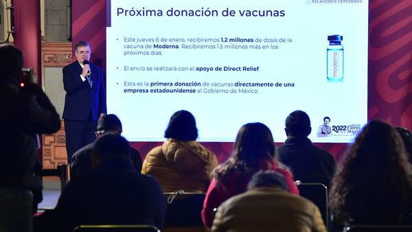 ¡Oro, mirra y vacunas! México recibirá 1.2 millones de dosis de Moderna este 6 de enero