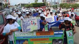 Madres centroamericanas marchan en México en busca de sus hijas e hijos desaparecidos