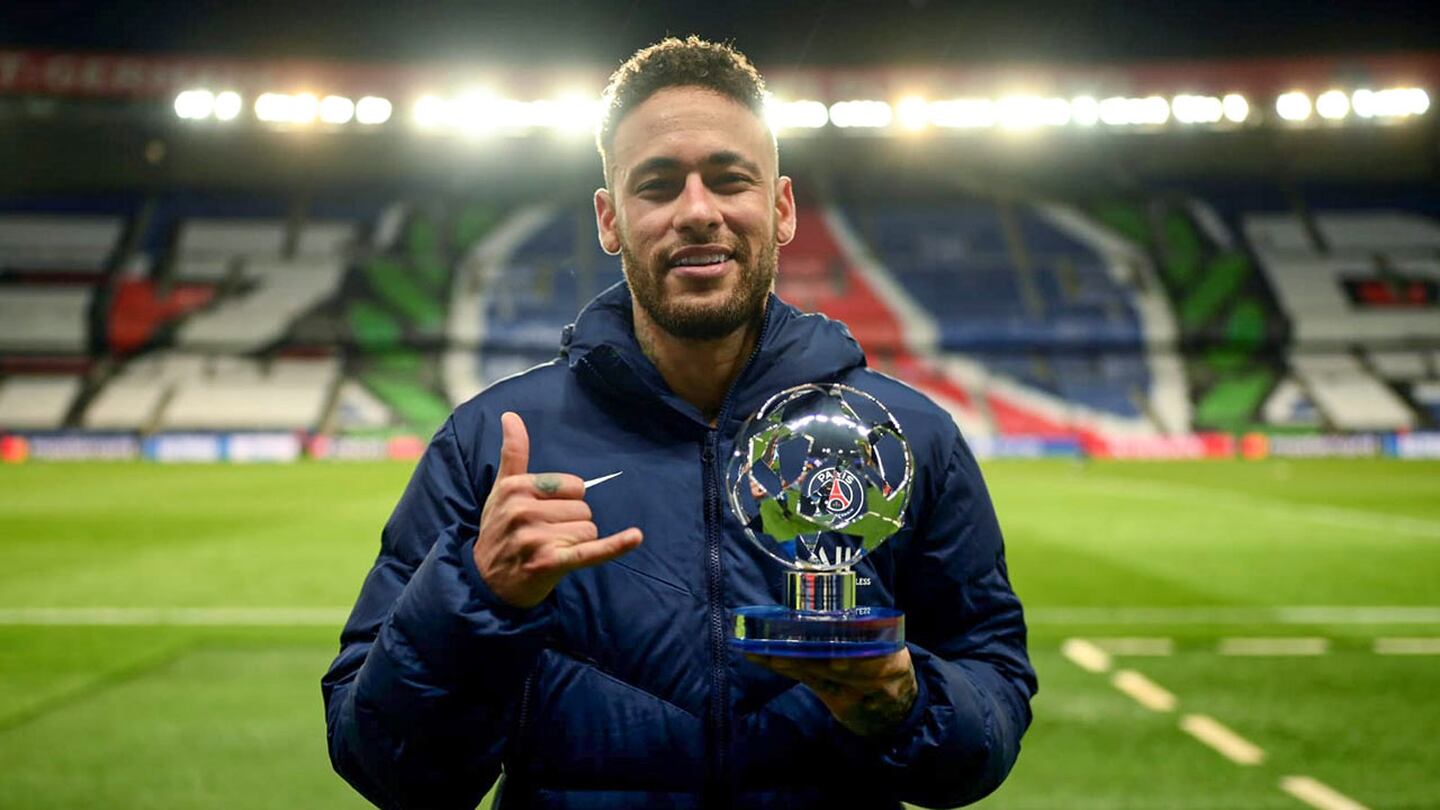 Neymar Jr., elegido como el mejor jugador de la semana en la UEFA Champions League