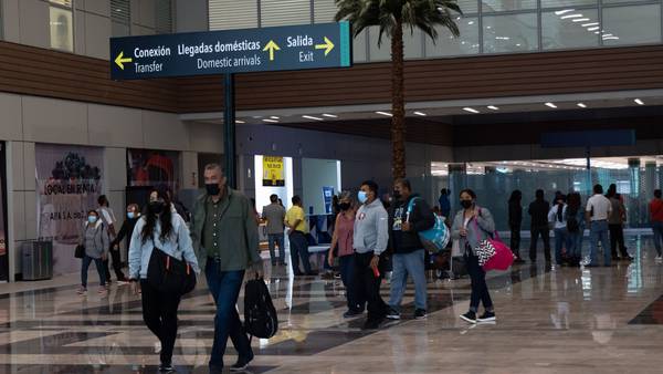 Primeros días del AIFA: Estos pasajeros viajaron desde Santa Lucía en abril 