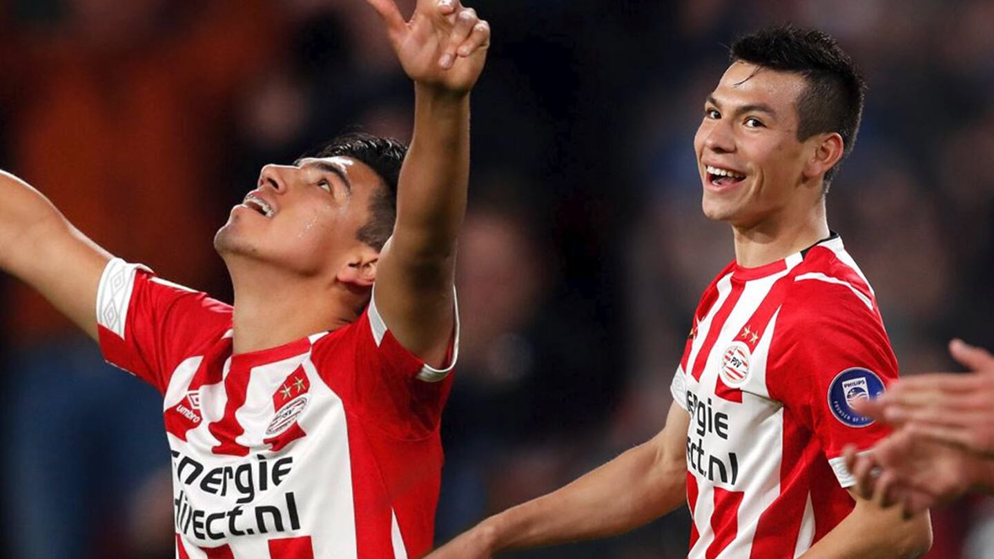 El PSV goleó al Emmen con 'Chuky' y 'Guti' como protagonistas