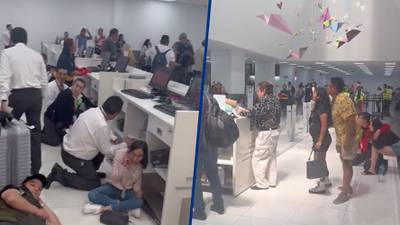 Balacera en el AICM: Así fue la persecución y la reacción de los pasajeros en Terminal 1 (VIDEOS)