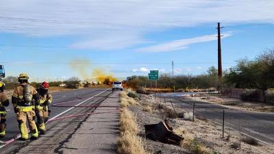 Derrame de ácido nítrico pone en alerta a Tucson; piden resguardarse del material peligroso