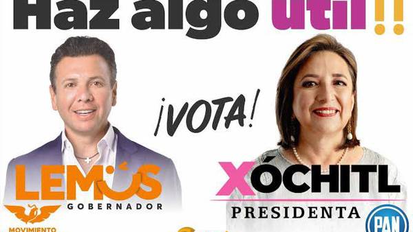 Les tumban ‘voto cruzado’: INE ordena retiro de espectaculares pro Lemus y Xóchitl en Jalisco