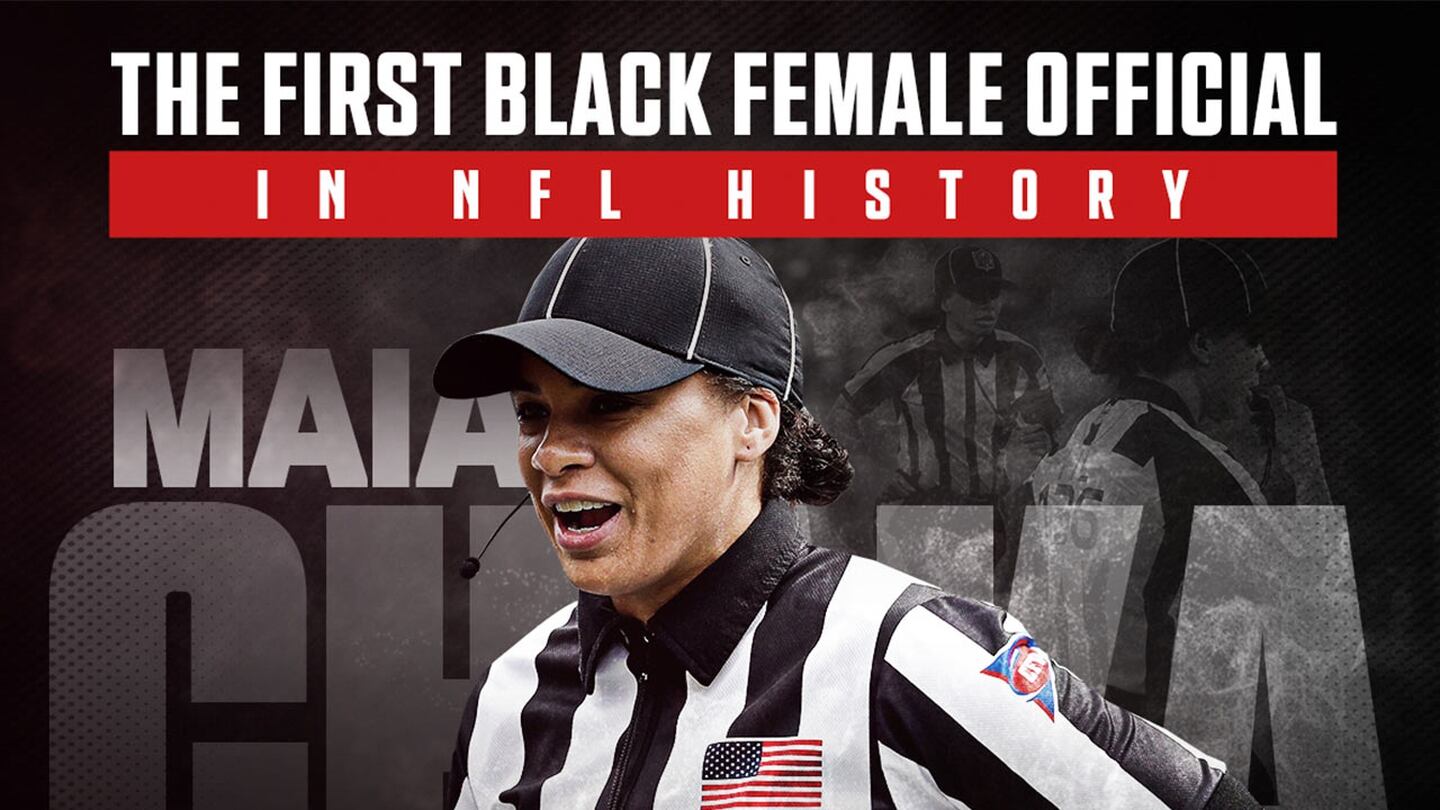 Maia Chaka, primera oficial afroamericana NFL