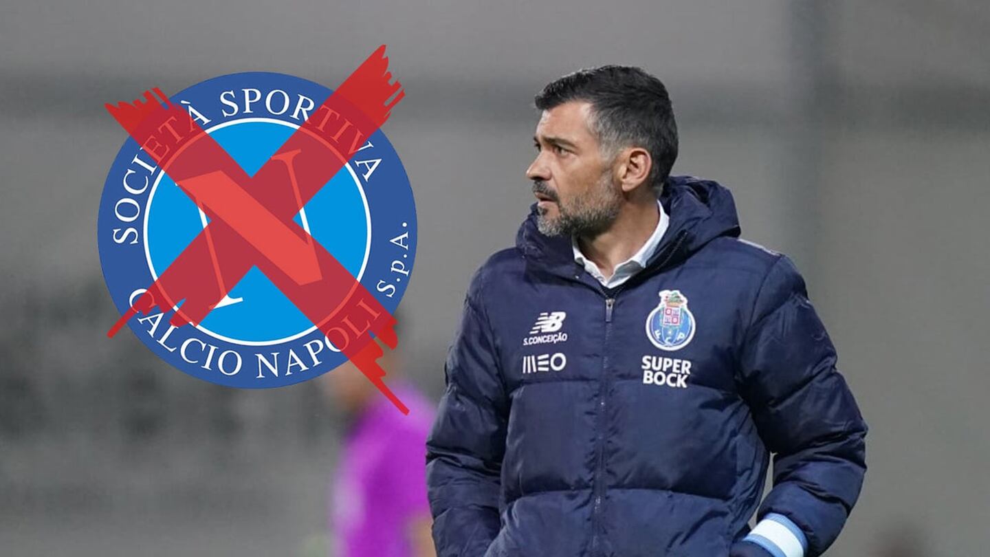 Se cayó al final: Sergio Conceiçao no llegará a Napoli