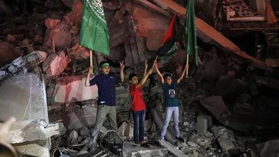‘La euforia de la victoria’: Palestinos celebran alto al fuego en la Franja de Gaza