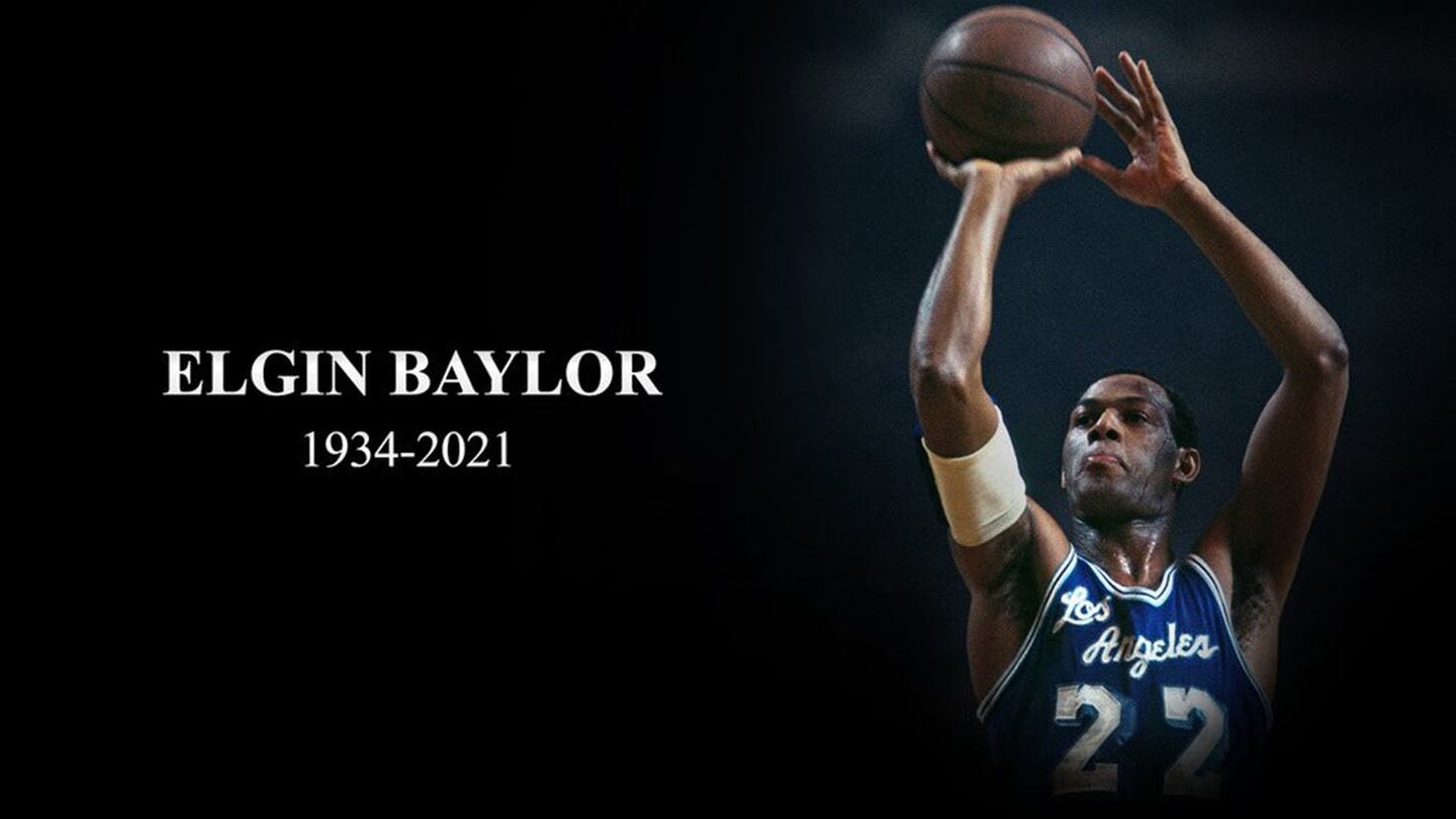 Falleció Elgin Baylor, leyenda de los Lakers, a los 86 años de edad