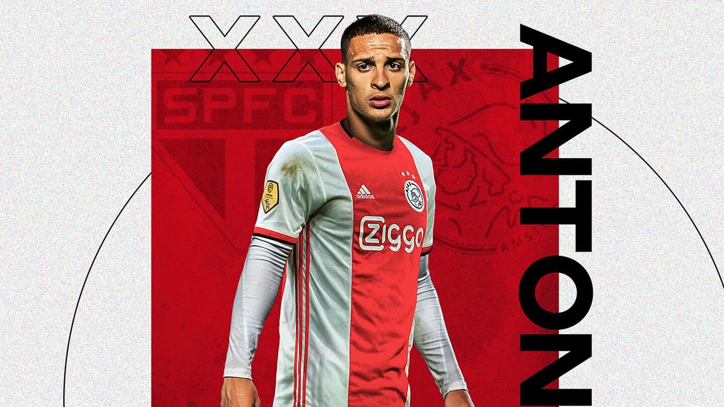 ¡El Ajax anunció el fichaje del brasileño Antony Matheus dos Santos!