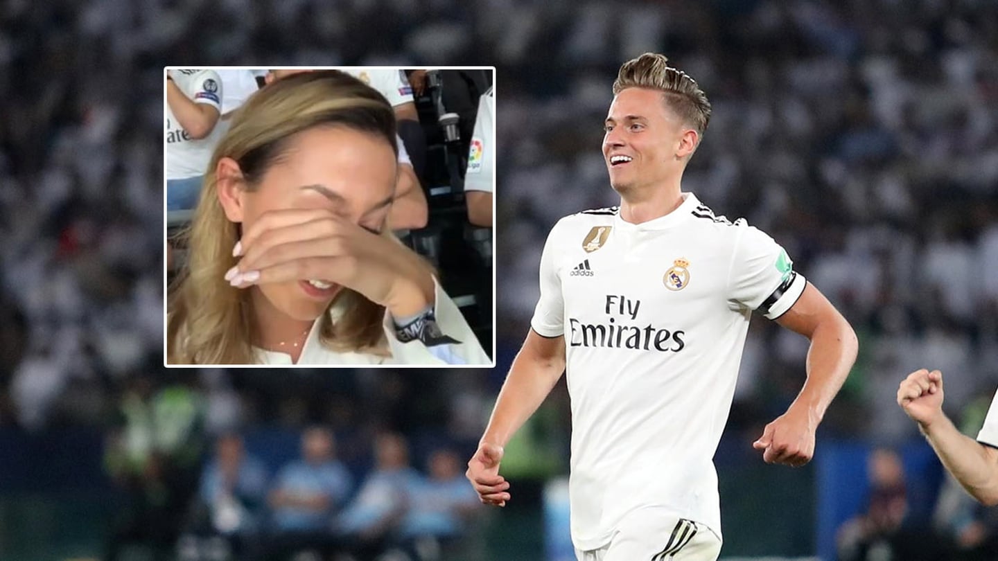 Las lágrimas de la novia de Marcos Llorente tras su gol ante Al Ain