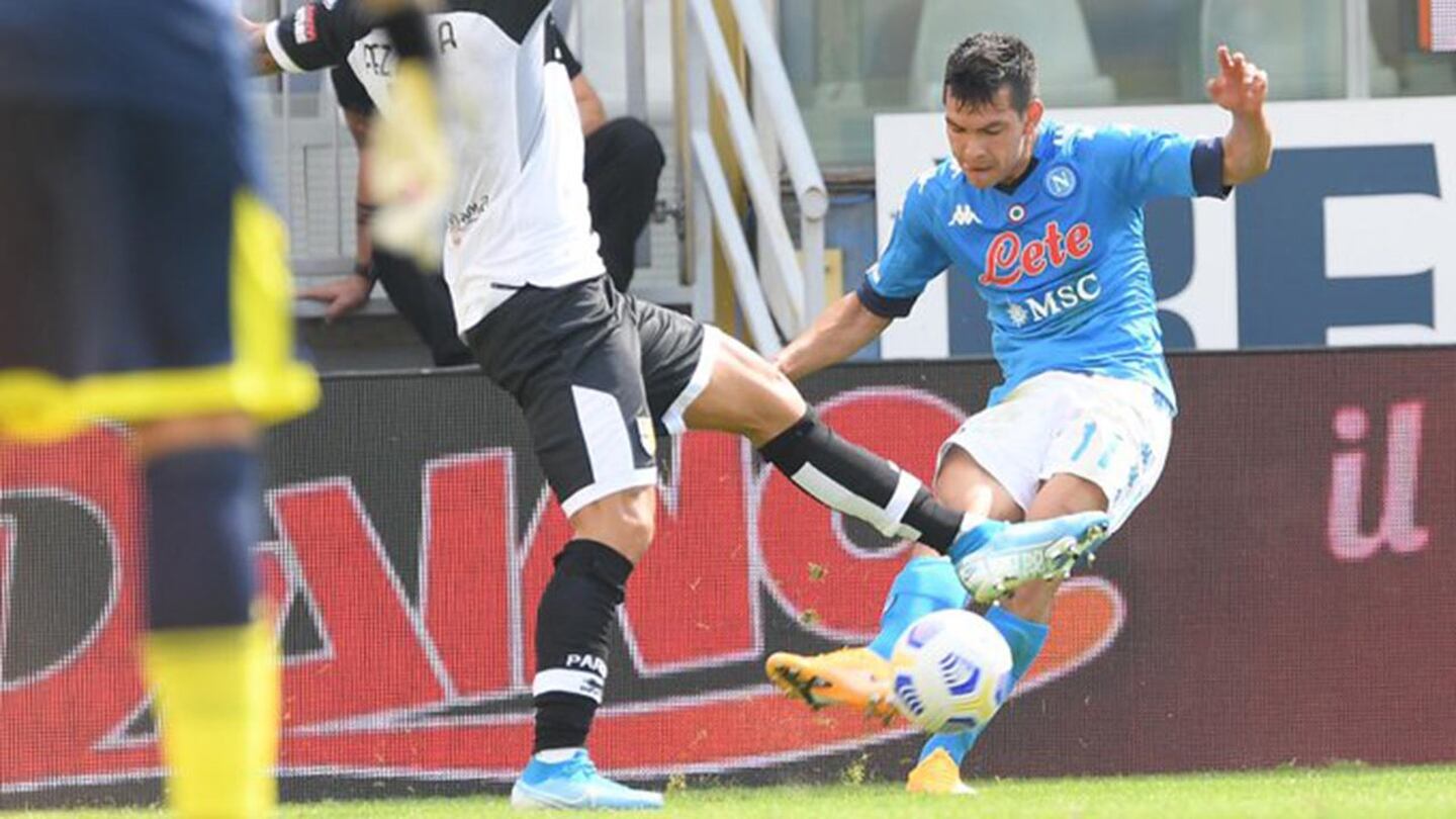 ¡'Chucky' Lozano, titular! Napoli se apuntó un triunfo sobre Parma