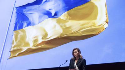 Olena Zelenska, primera dama de Ucrania, pide a EU más armas para defenderse de Rusia 