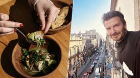 David Beckham en CDMX: ¿Cuánto cuesta comer tacos en la terraza del Zócalo que visitó? 