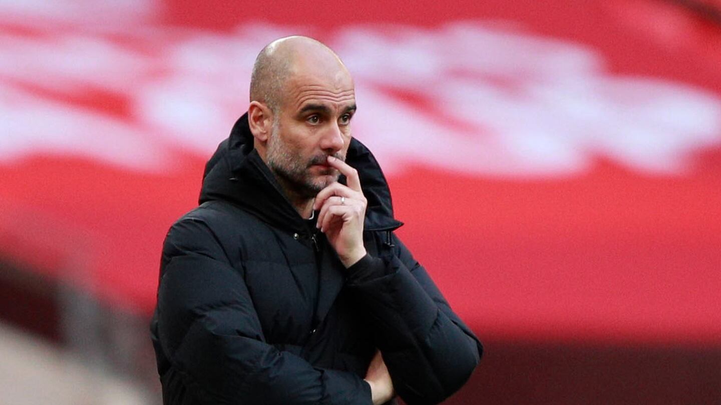 El técnico del Manchester City se refirió a la creación de la Superliga de Europa (Reuters)