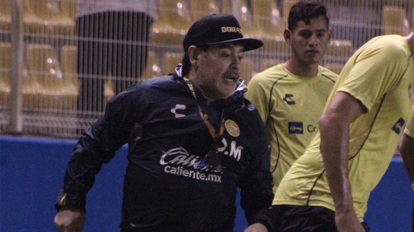 Maradona festejó el triunfo de Dorados en Instagram con foto y unas sentidas palabras