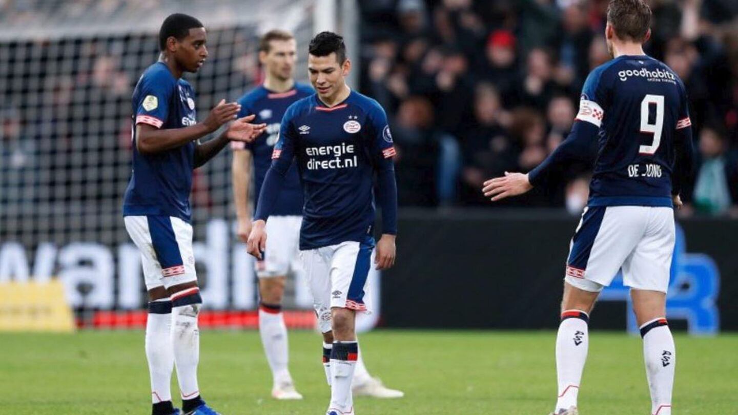 Terminó el paso perfecto del PSV en la Eredivisie tras caer ante Feyenoord