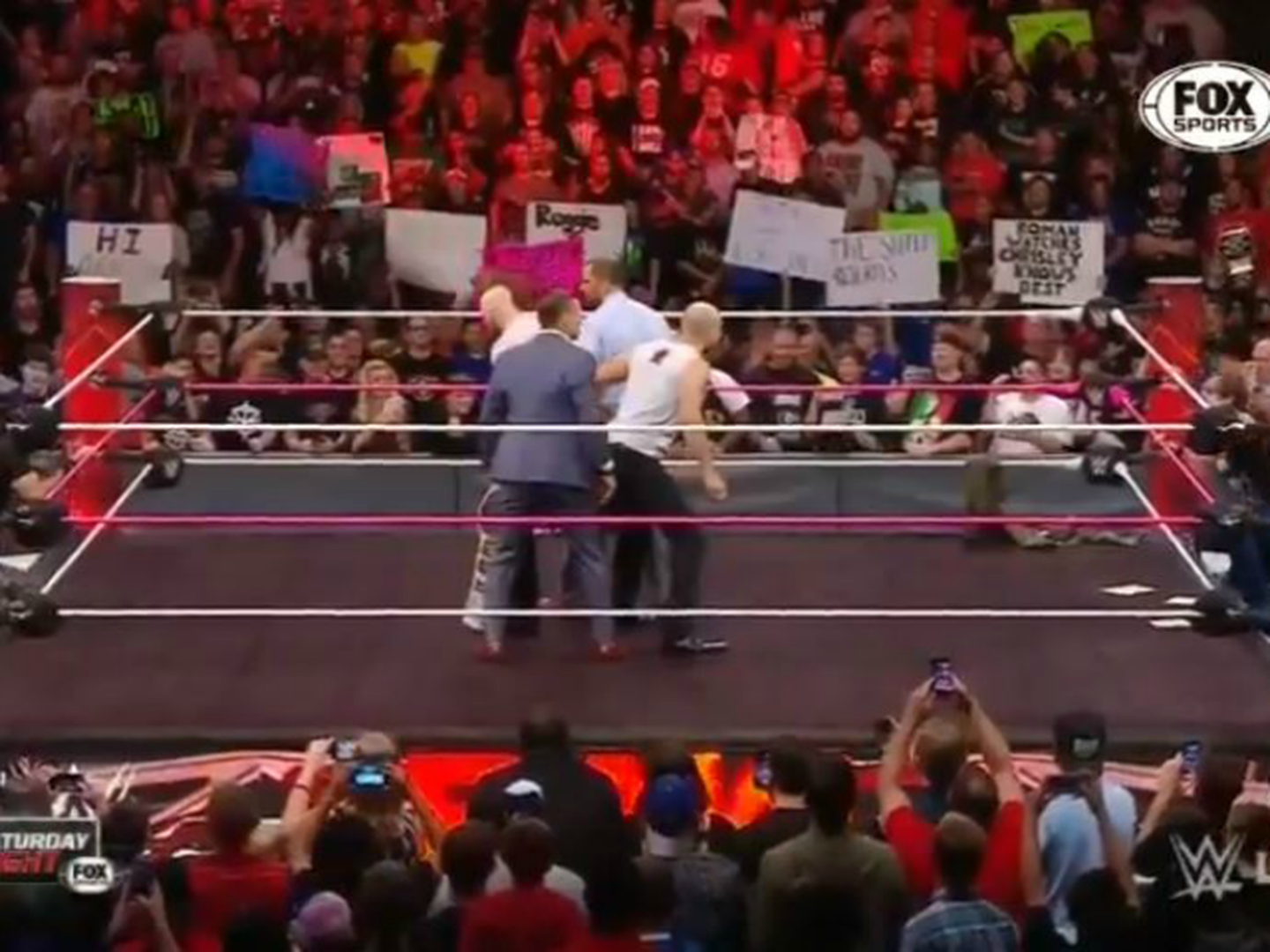 Cesaro, Sheamus y The Miz sufrieron el regreso de The Shield en WWE