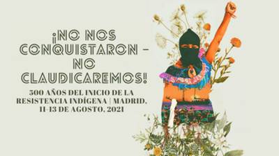 ‘No nos conquistaron, no claudicaremos’: Zapatistas ‘invaden’ las calles de Madrid 