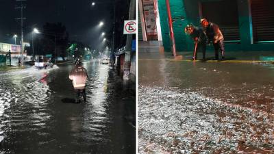 Fuertes lluvias inundan calles del sur de CDMX: Se esperan aguaceros hasta medianoche