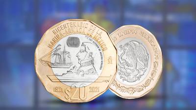 Para coleccionistas: así es la nueva moneda de 20 pesos del Banxico para celebrar a la Marina
