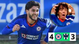Cruz Azul vence a Rayados con DOBLETE del sobrino de Eugenio Derbez: Los GOLES con la sub-23 (VIDEO)