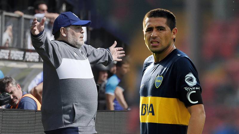 Maradona arremetió contra Riquelme: Le dijo 'vendido'