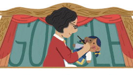 Lola Cueto, la pionera del teatro guiñol que aparece en el Doodle de Google