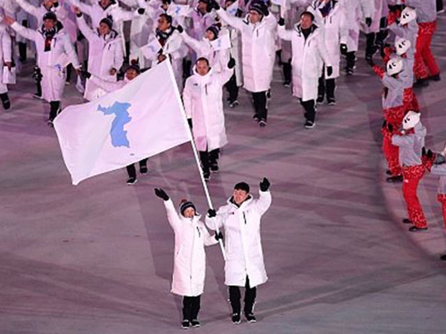 Las dos Coreas juntas, lo destacado en la inauguración de PyeongChang 2018