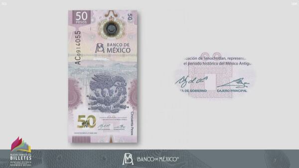 Nuevo billete de 50 pesos: ¿Cuándo se pone en circulación?