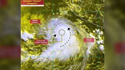 ‘Adrián’ se fortalece a huracán categoría 1: Esta es su trayectoria y los estados que afectará