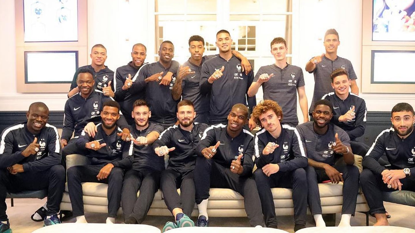 ¡Espléndido y generoso! Paul Pogba compró anillos de campeonato para toda la Selección Francesa