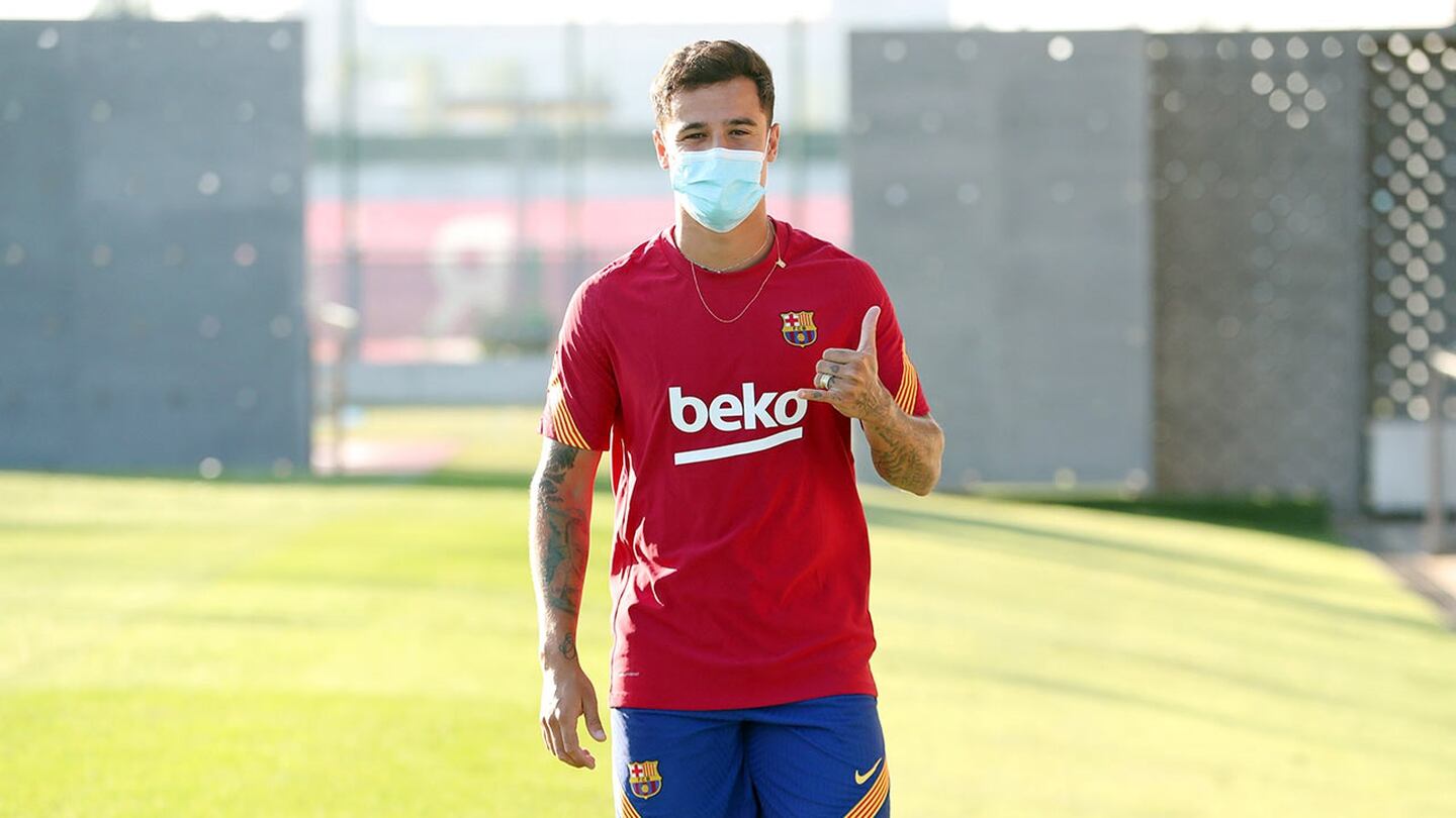 Coutinho se unió a la pretemporada del Barcelona