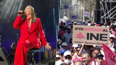 Ana Gabriel ‘peleó’ en concierto con fans por comentarios políticos: ‘Quise hablar de la marcha del INE’