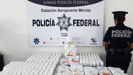 Asegura Policía Federal cigarros, ropa y pastillas 'pirata' en Yucatán
