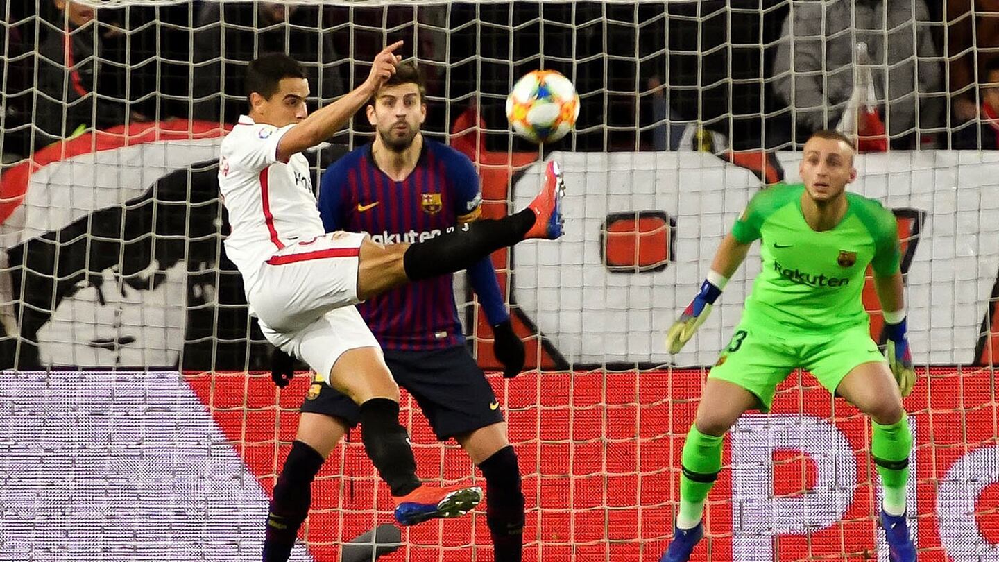 Sevilla deja contra las cuerdas al Barcelona en la Copa del Rey