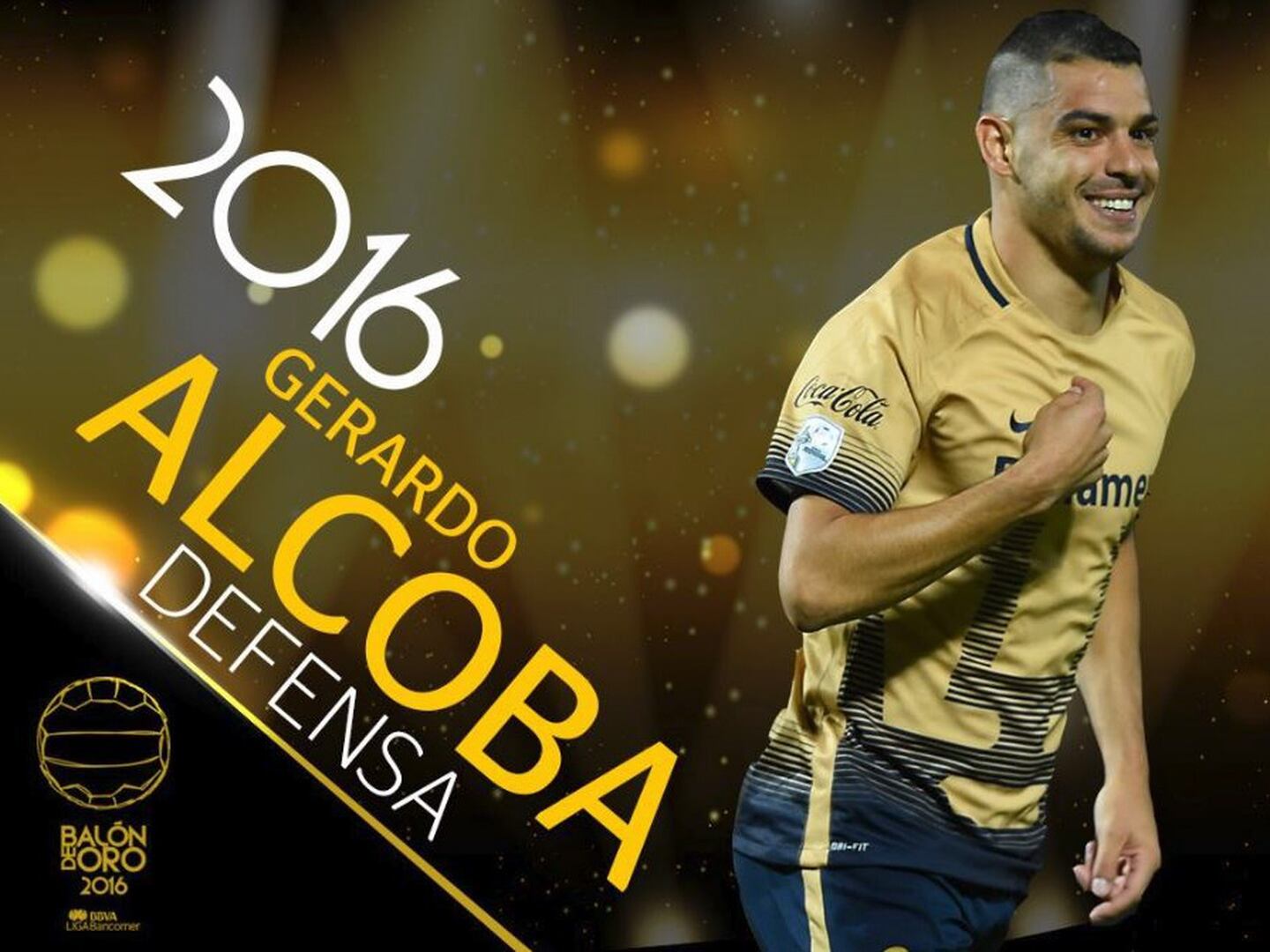 Gerardo Alcoba, Balón de Oro al mejor defensa