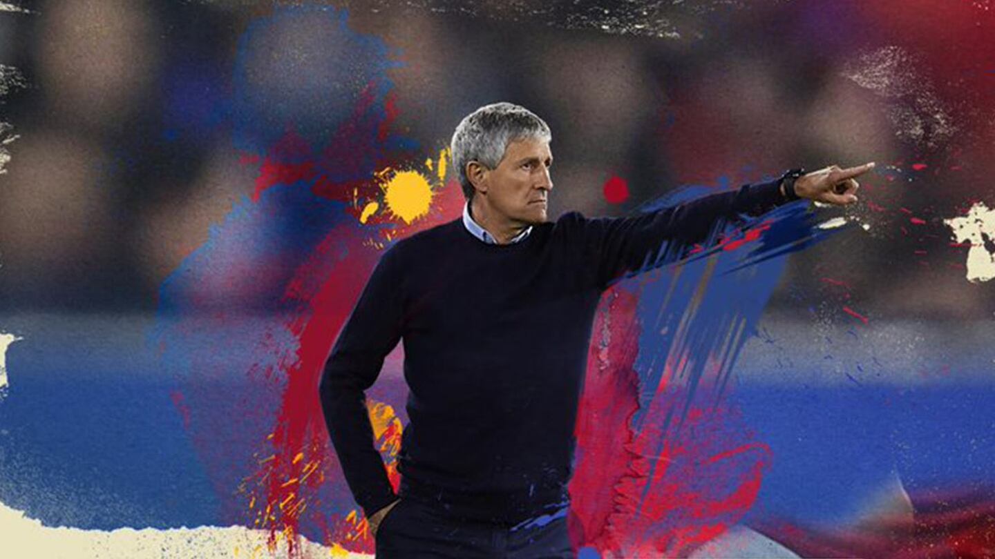 ¡Hasta 2022! Quique Setién es el nuevo director técnico del Barcelona