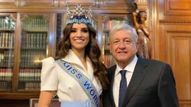 AMLO se reúne con Vanessa Ponce de León, Miss Mundo 2018