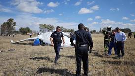 Avioneta se desploma en Aguascalientes: Hay dos heridos