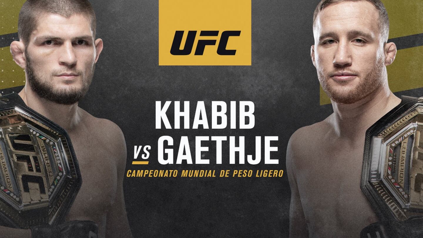 Khabib Nurmagomedov vs. Justin Gaethje para UFC 255